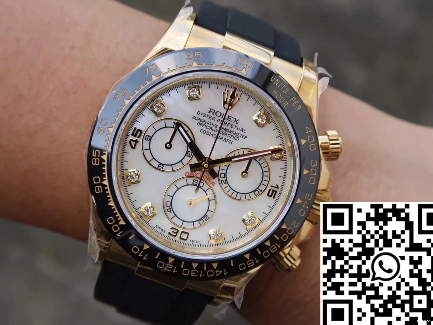 V6 M116518ln-0037 Rolex Dial Daytona JH Cosmograph Diamond Factory 0817